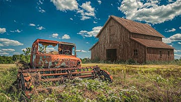 Abandoned Farm Found Where Every Tractor is Rusty | Farming Simulator