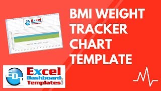 BMI Weight Tracker Chart Excel Template Free Download Tutorial screenshot 1