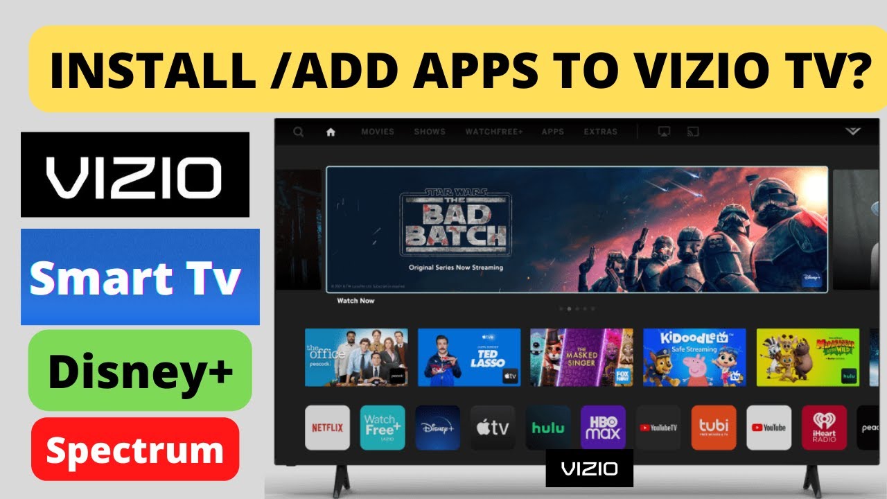 How to Add the Spectrum App to Vizio Smart Tv  