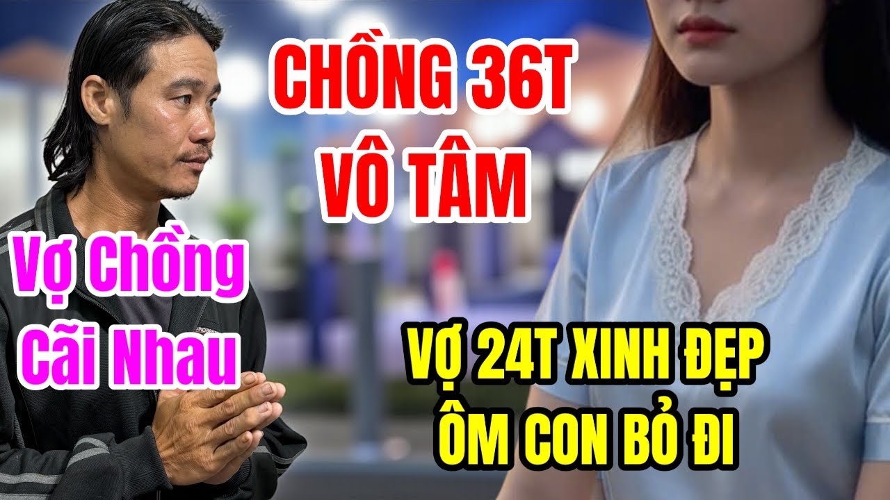 Chồng 36 Tuổi Vô Tâm Vợ 24 Tuổi Xinh Đẹp Ôm Con Bỏ Đi 