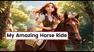 Improve Your English | My Amazing Horse Ride English Listening, Speaking and Learning Everyday