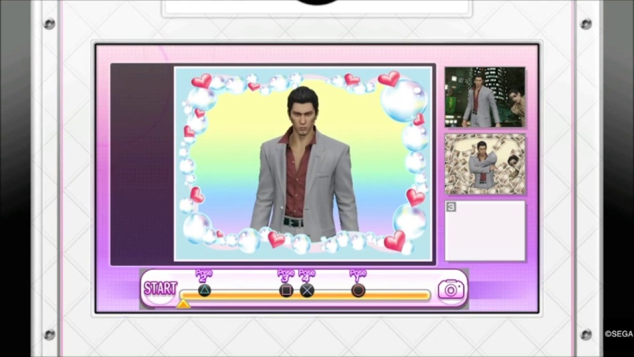 Yakuza Kiwami Photo booth YouTube