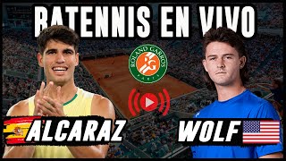 Alcaraz vs JJ Wolf - Tabilo vs Bergs - Roland Garros 2024 - Primera Ronda