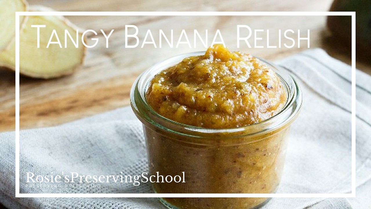 Tangy Banana Relish