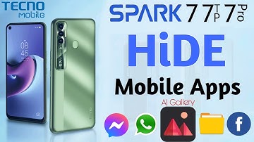 How to Hide Apps in Tecno Spark 7 Pro | How to Hide Apps in Tecno Spark 7/7T/7P