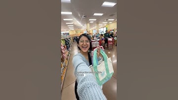 Trader Joe’s Pastel Mini Tote vlog #traderjoes