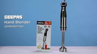 Unboxing Geepas - Hand Blender