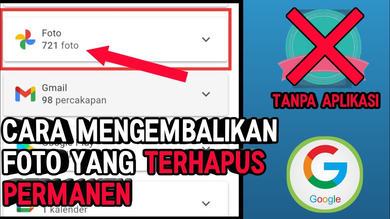 CARA MENGEMBALIKAN FOTO yang TERHAPUS PERMANEN YouTube