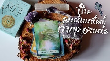 The Enchanted Map Oracle Cards Unboxing & Flip through