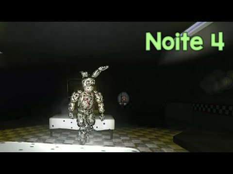 A melhor partida de todas!!! E o spring na velocidade da luz - FNAF 3 Doom  Remake Android (Noite 4) 