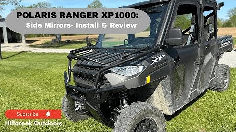 POLARIS RANGER XP 1000: Side Mirrors- Install & Review