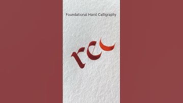 Foundational Hand Calligraphy  #calligraphyvideos #zahidcalligraphy #foundational