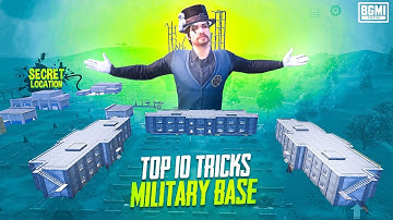 TOP 10 TIPS & TRICKS FOR🔥 Military Base MILITARY BASE IN PUBG MOBILE BGMI