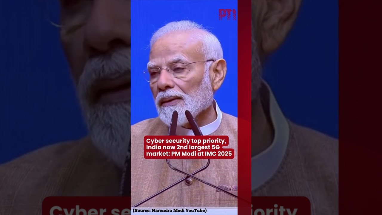 Cyber security top priority, India now 2nd largest 5G market: PM Modi at IMC 2025