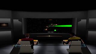 Nebula Class vs Klingon TargVar | KM | Star Trek Bridge Commander