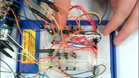 Solenoid Sequencer Breadboard Prototype.