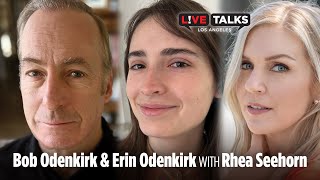 Bob Odenkirk & Erin Odenkirk in conversation with Rhea Seehorn at Live Talks Los Angeles