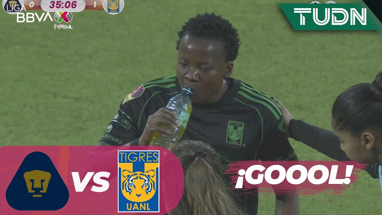 ¡LLEGÓ EL PRIMERO! Gol de Tigres I Pumas vs Tigres | Liga MX Femenil ...