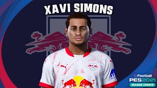 Xavi Simons🇳🇱 (RB Leipzig) How to create in Pes 2021