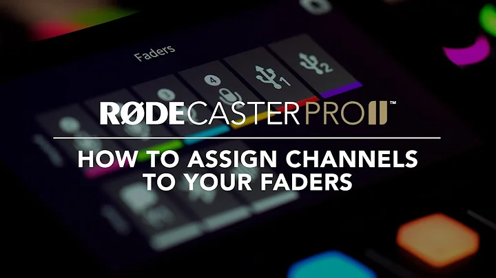 RØDECaster Pro II: How to Assign Channels