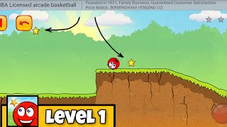 Red Ball 3 jump for love || level 1 gameplay screenshot 3