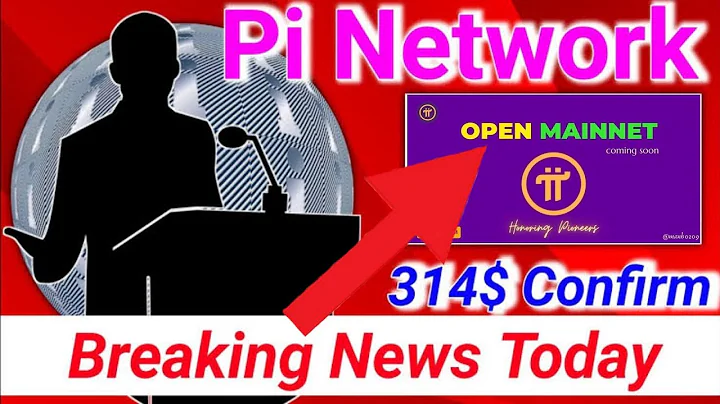 Breaking News today 🎉 Pi Network Open Mainnet Launch confirm 🤩 1Pi = $314 🤑🎉 #bitcoin #crypto #pi