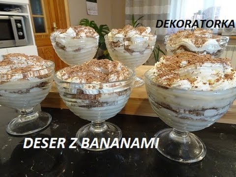 Wideo: Deser Z Bananami - Przepis Krok Po Kroku Ze Zdjęciem