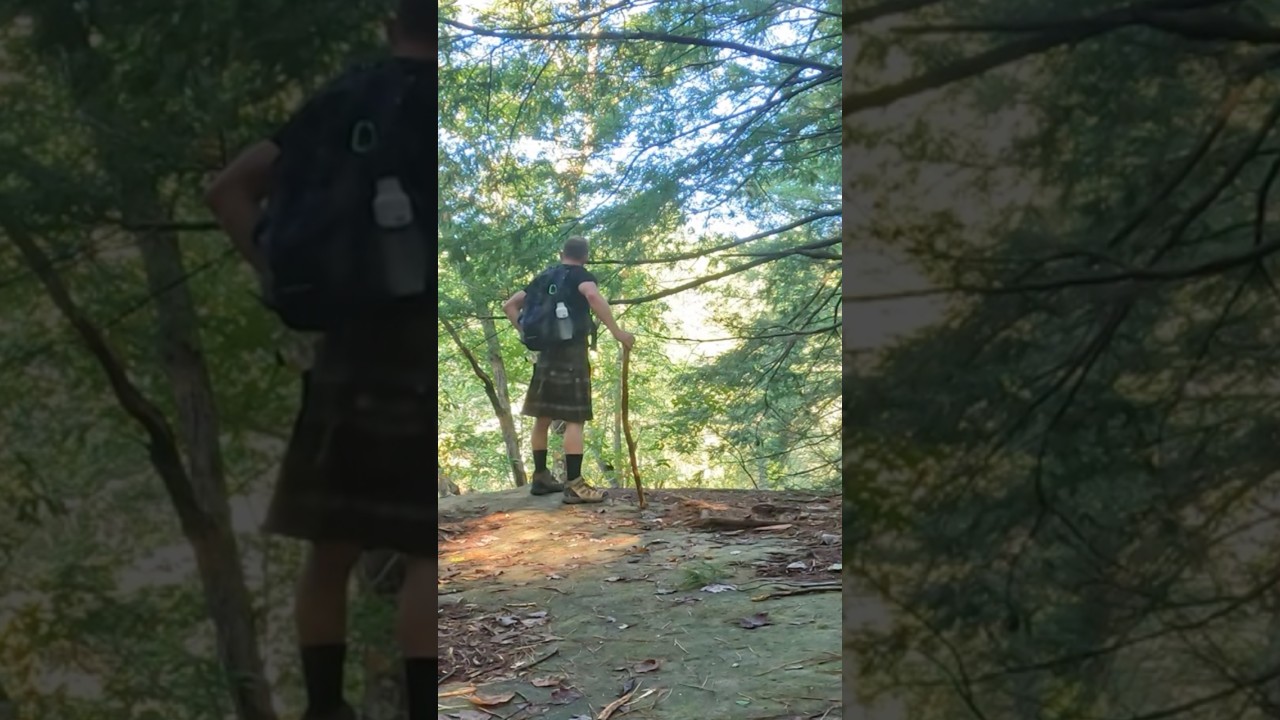 Hiking in a Kilt: Colditz Cove Overlook 