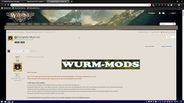 Installing Mods on Wurm Unlimited