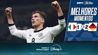 Thumbnail for ALEMANHA consegue VIRADA contra a ITÁLIA e sai na frente nas quartas da Nations League