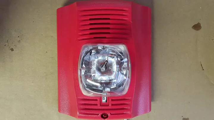 System Sensor CHSR Chime Strobe All Tones Test