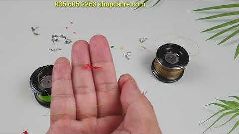 Hướng dẫn buộc chặn khóa câu lục trục cước, trục dù