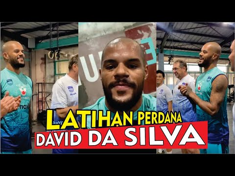 Latihan Perdana David da Silva di Persib Bandung || EDANBOLA