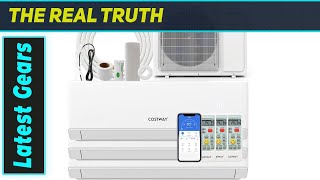 COSTWAY 30k Tri Zone Mini Split AC – Best Multi-Zone Energy Efficient Cooling Solution