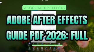 راهنمای ADOBE افتر افکت PDF 2026: آموزش کامل برای مبتدیان | ADOBE After Effects دانلود رایگان screenshot 5