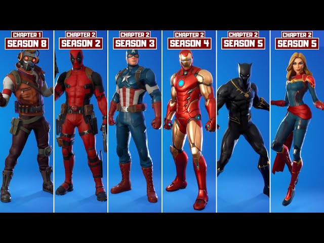 Fortnite: Chapter 2 Season 4 Marvel Legends Battle Pass skins - Thor, Storm,  Wolverine, Groot and more