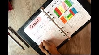 الاجنده تاعي من الف للياء و طريقه ترتيب يومي bullet journal set up 2019