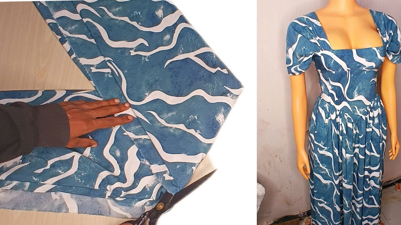 Easy dress  በ ሙሉ ቀምስ ቨእ ቅርጽ ኣቆራረጥ እና ኣሰፋፍ