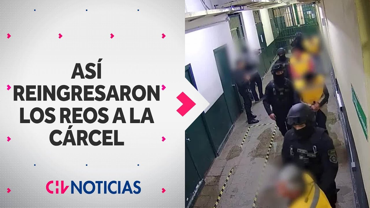 Así fue LA CAPTURA y el reingreso a prisión de los tres reos que se fugaron de Cárcel de Valparaíso