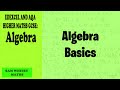 Edexcel & AQA Higher Maths GCSE: Introduction to Algebra Basics