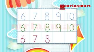 Write 6 To 10 Precise Formation Merryland Academy Digital Classroom