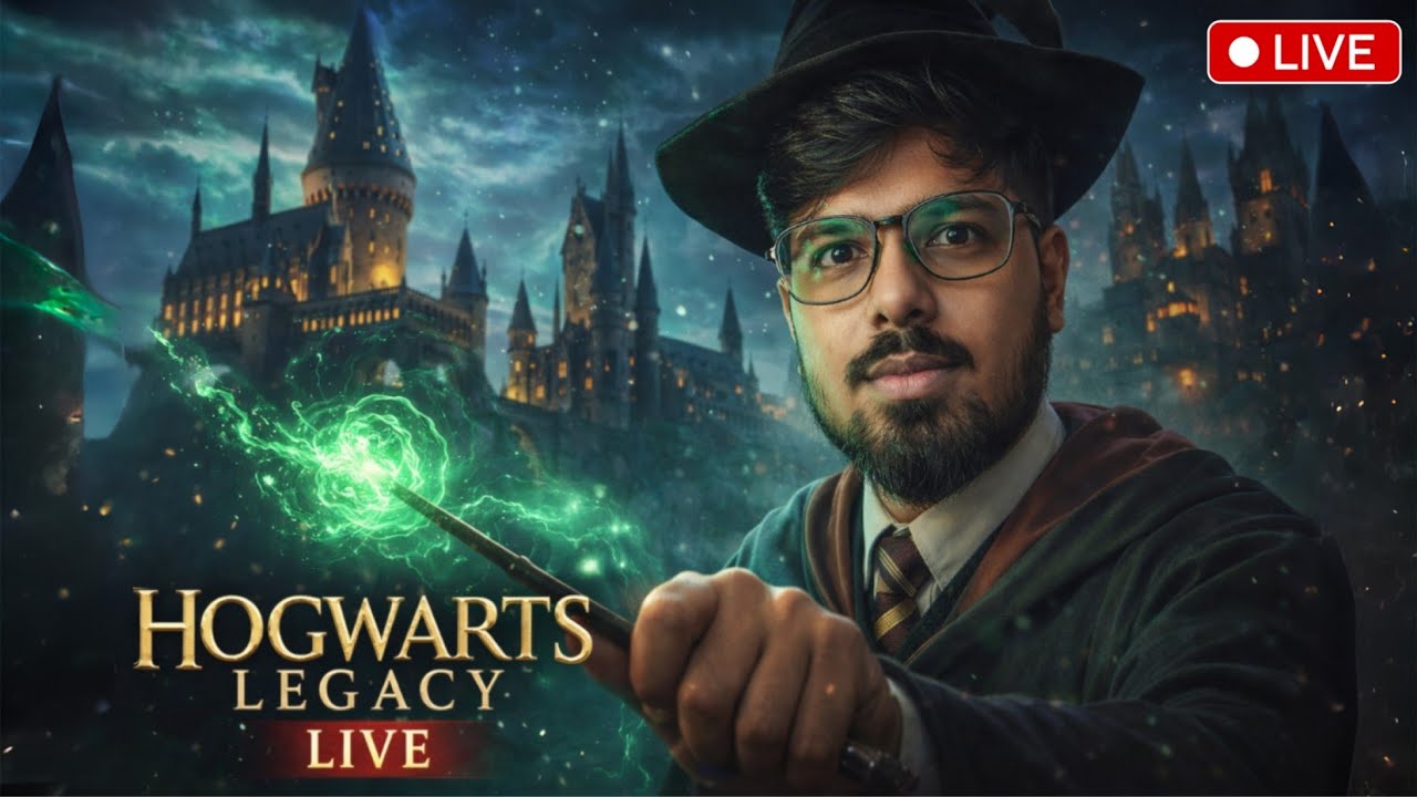 HARRY POTTER MAGIC LIVE 🔥 Hogwarts Legacy Midnight Stream India 🧙‍♂️⚡ Real Wand Power ✨
