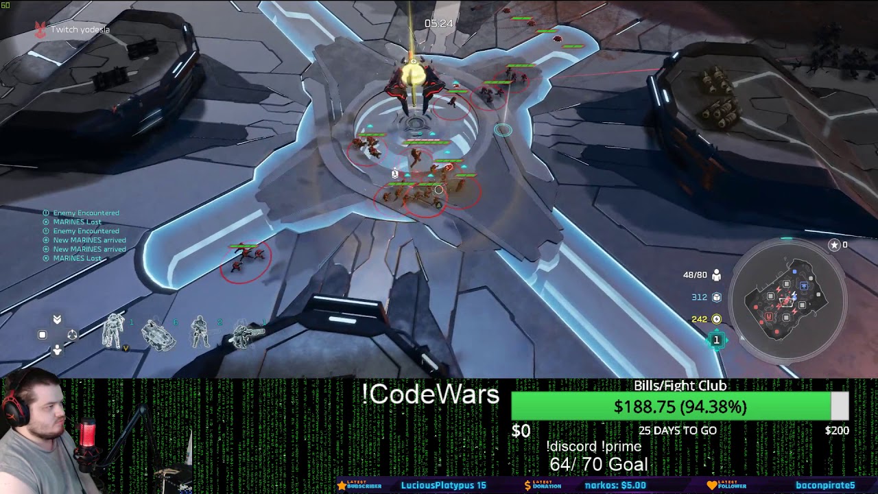 TItans Clash! Yodesla vs Savior Halo Wars 2!