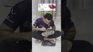 RCB Fans Shoes liye? 🔥🏏 #cricket #ipl #himmatkeeps