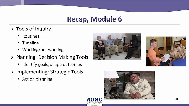 Module 6.6 - ADRC Video: Summary