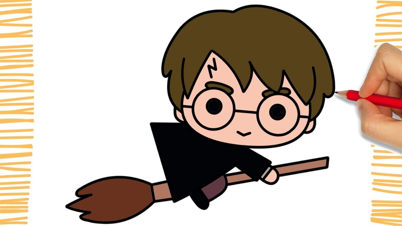 Como Desenhar o HARRY POTTER I Fácil - YouTube