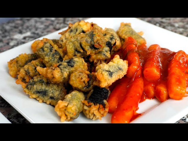 Crispy Seaweed Noodle Rolls (Gimmari: 김말이)