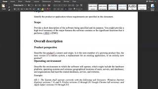 How to Write SRS Template in Final Year Project