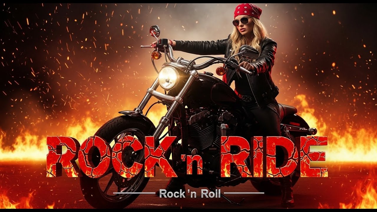 Rock N Ride Music 2025 🔥 Born to Ride 🤘 | Classic Rock on the Open Road