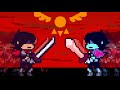 Fight Against Kris + Ralsei + Susie... DELTARUNE Fangame